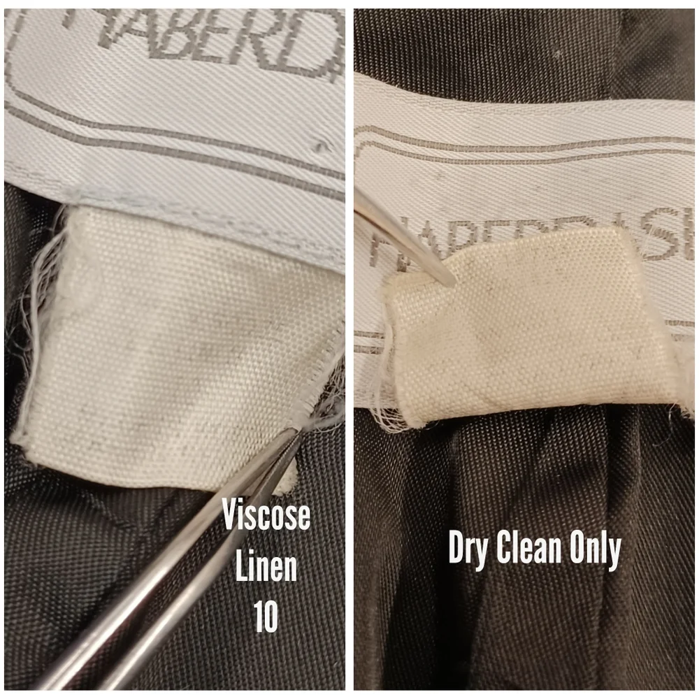 RESTORED 1940s Style Linen Blend Blazer (see measurements!) - Picture 15 of 15